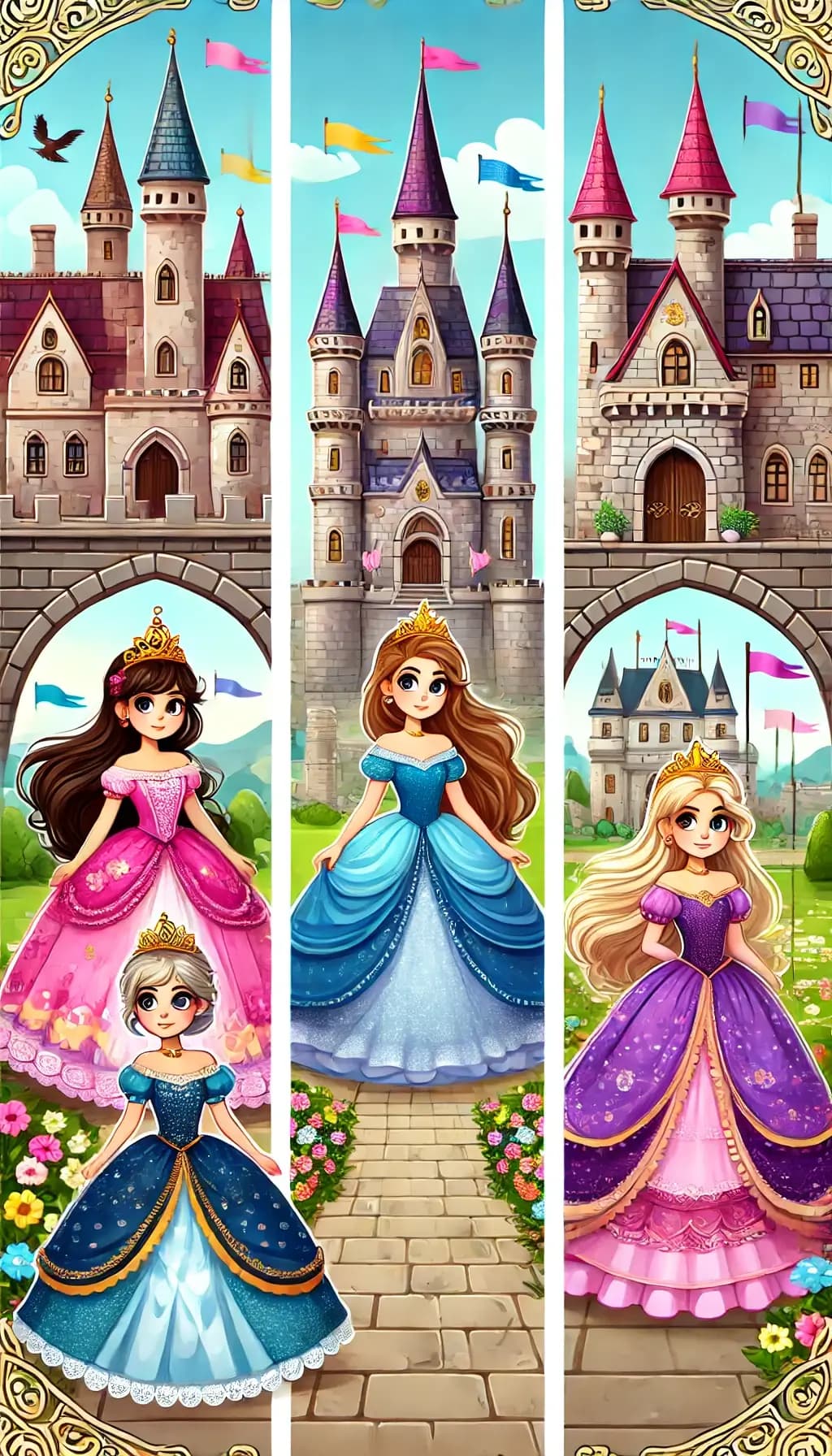 Princess painting generated with AI